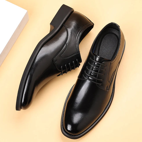 Men's Leather Casual Shoes for Formal Dress and Work Occasions